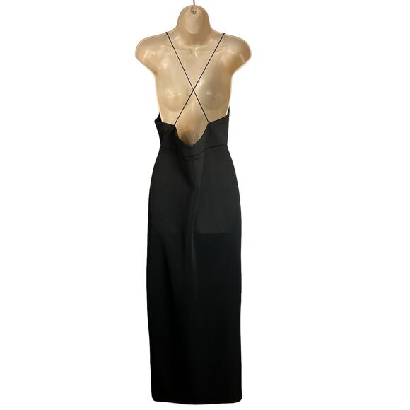 ASOS Formal Dress Open Back Evening Black Tie Gown Prom Ball Cocktail 10 - Picture 6 of 12